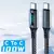 6a 120w usb a tipo c cabo de carga super rápido cabo de dados de náilon para x - shopping frumb