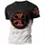 Camisetas vintage para homens com estampa 3d americana camiseta manga curta over - shopping frumb
