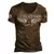 Camisetas vintage para homens com estampa 3d americana camiseta manga curta over - comprar online