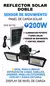 Reflector Solar Con Sensor de Seguimiento 200 Watts - tienda online