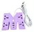 Zapatilla Eléctrica 220v 10amp 2500w 4 Tomas Puertos Usb C