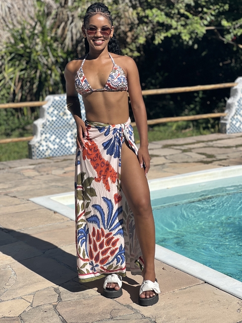 Kit Saia parêo + Biquíni Savage - comprar online