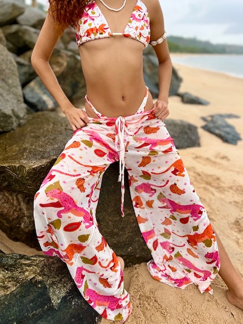 Calça de tule, Selva Tropical REF 49986