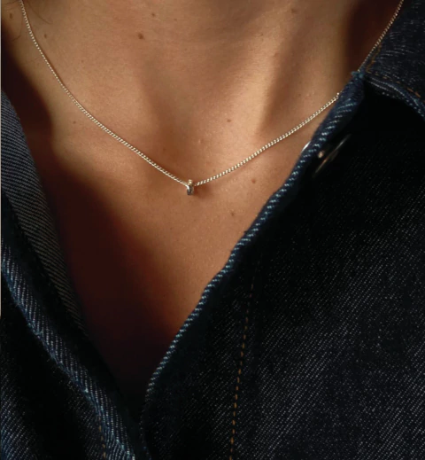 Collar Gotita plata