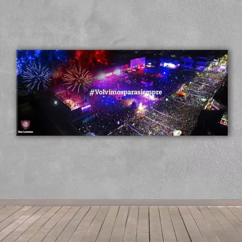 Cuadros Panorámicos San Lorenzo "Volvimos para Siempre"