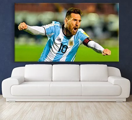 Cuadro Rectangular Messi - Arg2