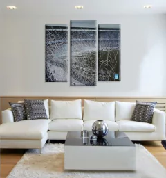 Cuadros Tripticos Irregulares Racing Club - comprar online