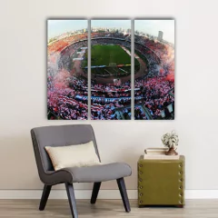 Cuadro Triptico River Plate - comprar online