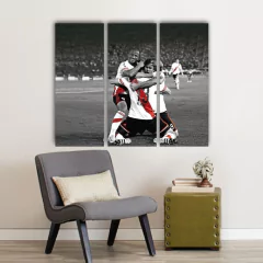 Cuadro Triptico River Plate