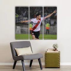Cuadro Triptico River Plate - Mikiu Design