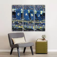 Cuadros Trípticos Boca Juniors - comprar online