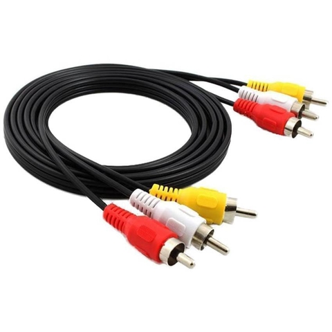 Cable 3 RCA a 3 RCA 1,5mts