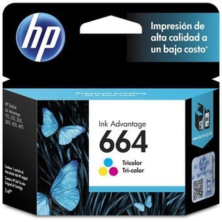 Cartucho HP 664 Tricolor Original