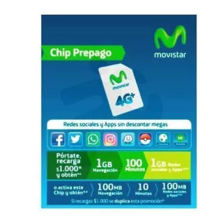 CHIP Prepago Movistar