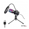 Microfono PC Netmak GAMER Streamer RGB NM-MS786 - comprar online