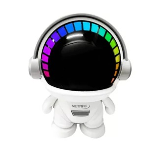 Parlante NETMAK Bluetooth Robot c/luces ALPHA