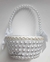Cesta Porta Aliança - Branco c/ Dourado - comprar online
