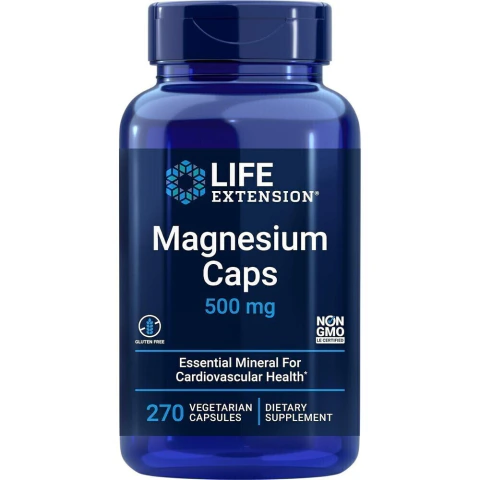 Life Extension Magnesio 500 mg 270 Cápsulas Veg
