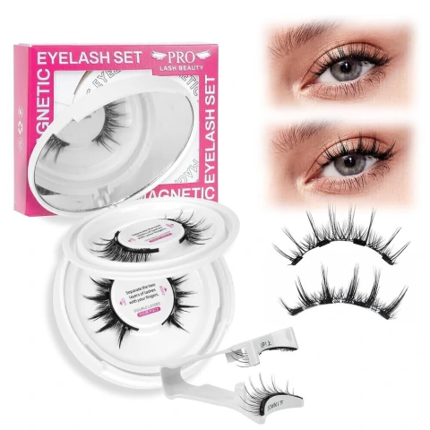PRO LASHBEAUTY Pestañas Magnéticas Reutilizables 2 Pares