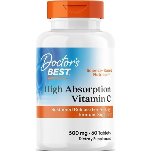 Doctor's Best Vitamina C 500 mg con Bioflavonoides 60