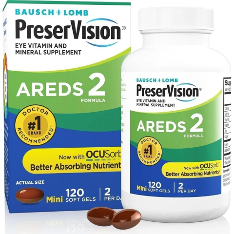 PreserVision AREDS 2 Vitaminas Oculares 120 Softgels