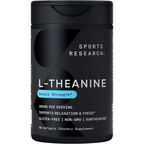 Sports Research L-teanina 200 mg softgels 60