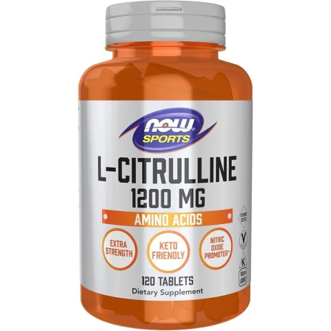NOW Foods L-Citrulina 1200 mg 120 Tabletas