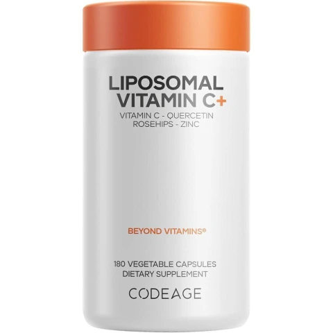 Codeage Vitamina C Liposomal 1500 mg 180 Cáps