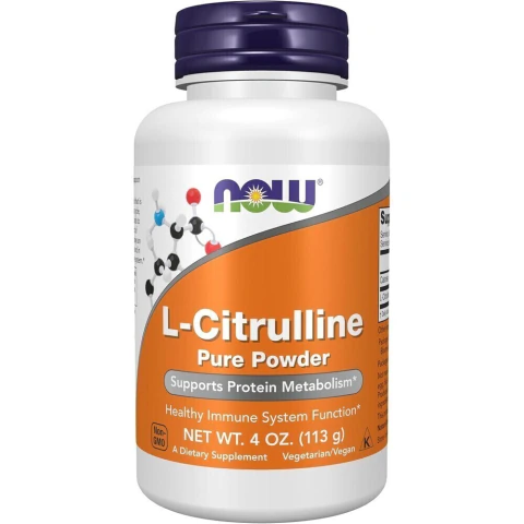 NOW Foods L-Citrulina Polvo Puro 113 g