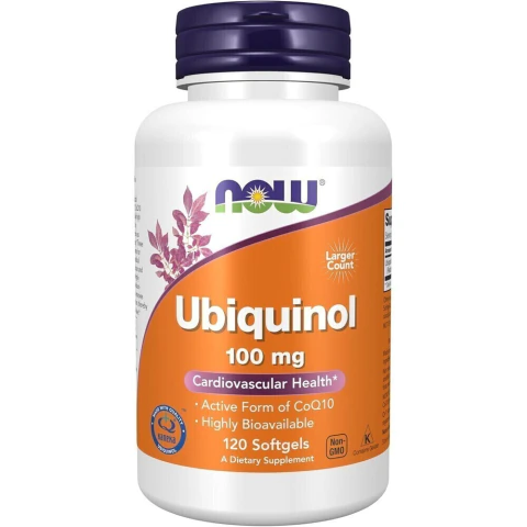 NOW Ubiquinol 100 mg 120 softgels
