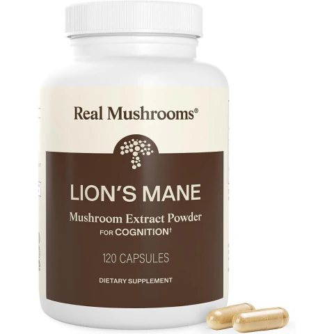 Real Mushrooms Melena de León Cápsulas 120