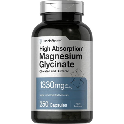 Horbäach Magnesio Glicinato 1330 mg 250 Cápsulas
