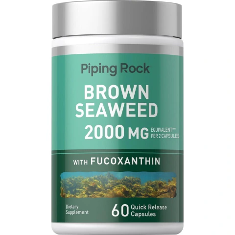Piping Rock Alga Parda Fucoxantina 60 Cápsulas
