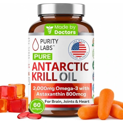 Purity Labs Krill Oil 2000 mg 60 softgels