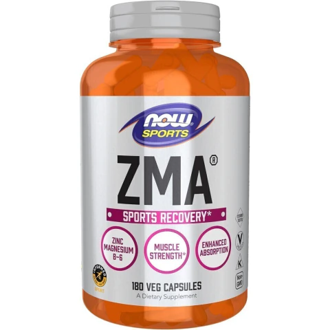 NOW Foods ZMA Zinc Magnesio B6 180 Cápsulas