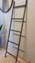 Escalera Decorativa Perchero, Toallero De Hierro en internet