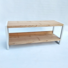 Rack Tv hierro y madera
