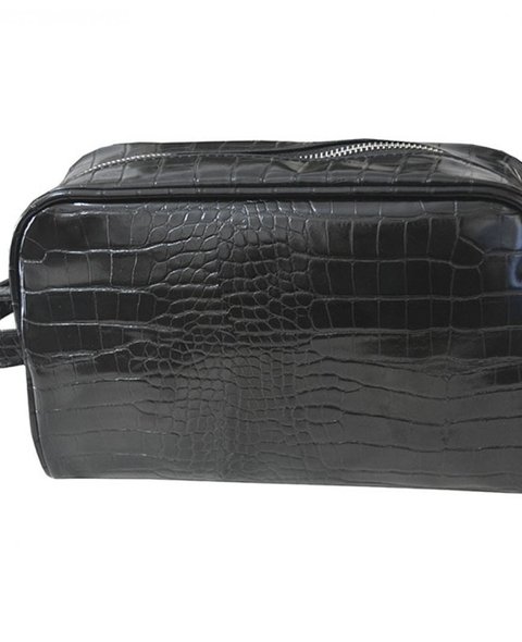PORTACOSMETICOS CROCO CON AGARRADERA