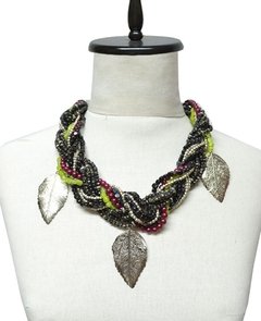 COLLAR TRENZADO MULTILINEAS