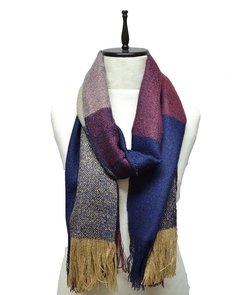 PASHMINA TEJIDA A CUADROS en internet