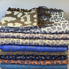 PASHMINA ANIMAL PRINT COMBINADA MISMA FAZ - comprar online
