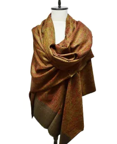 Imagen de PASHMINA DE 2 X 1 mt. JACKARD BULGARO