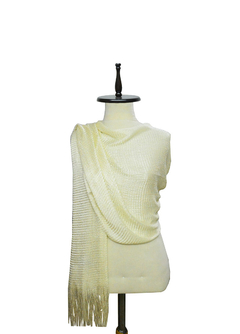 PASHMINA TEJIDA CON LUREX Y FLECOS - comprar online