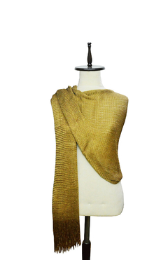 PASHMINA TEJIDA CON LUREX Y FLECOS - ANTEPRIMA 