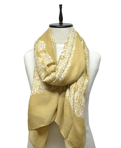 CHALINA ESTAMPADA CON BULGAROS BICOLOR