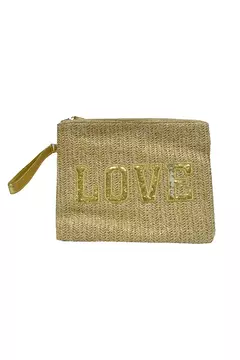 SOBRE/PORTACOSMETICOS BORDADO LOVE - tienda online