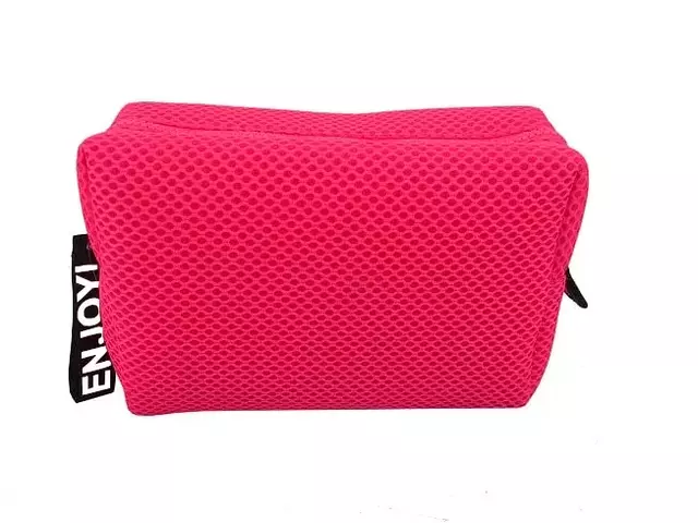Portacosméticos de red de nylon rojo – Anteprima — imagen 2