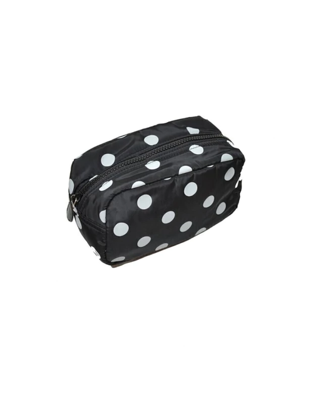 Portacosmetico estampado en lunares