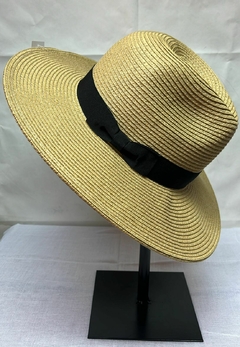 SOMBRERO FIBRA NATURAL CON CINTA DE GROSS