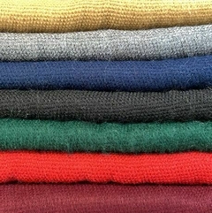 BUFANDA TEJIDA ACRILICO LISA - comprar online